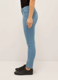 Treggings fit skinny in denim stretch donna