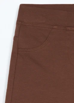 Treggings in cotone fleece stretch neonata