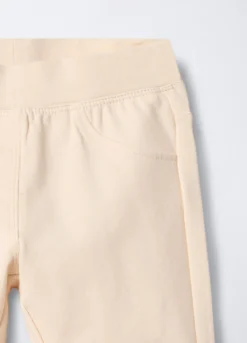 Treggings in cotone garzato Flare Fit stretch bimba