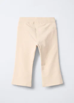 Treggings in cotone garzato Flare Fit stretch bimba