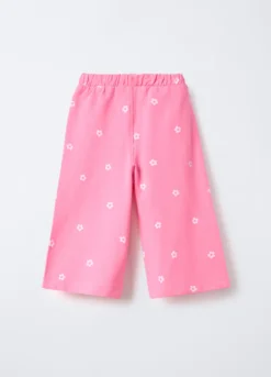 Treggings in cotone garzato stretch Wide Leg bimba