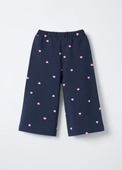 Treggings in cotone garzato stretch Wide Leg bimba