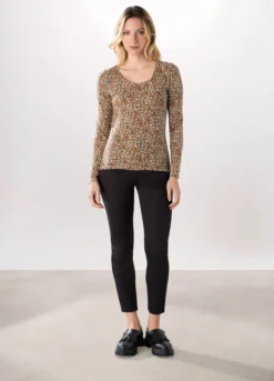 Treggings in cotone stretch donna