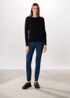 Treggings in denim stretch donna