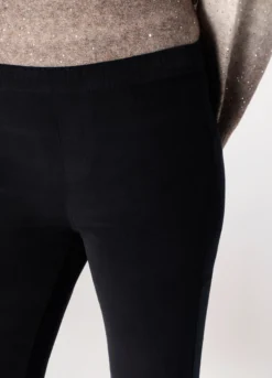 Treggings in velluto a coste di cotone stretch donna