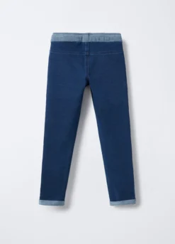 Treggings misto cotone garzato stretch Fit Regular bambina