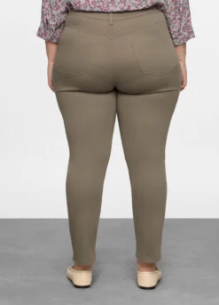 Treggings slim fit stretch donna curvy