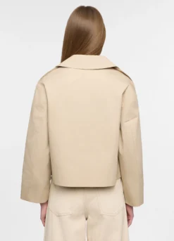 Trench corto doppiopetto donna