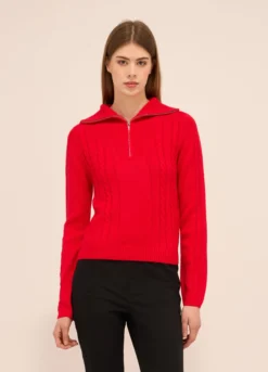 Tricot a collo alto donna