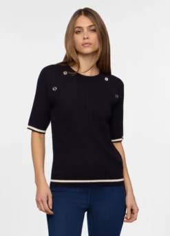Tricot a maniche corte donna