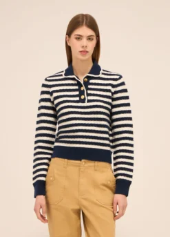 Tricot a righe donna