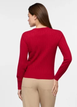 Tricot a treccia donna