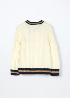 Tricot a treccia neonato