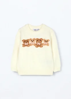 Tricot con lavorazione jacquard neonata