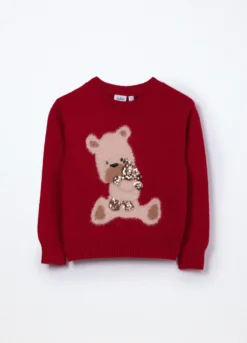 Tricot con paillettes bambina