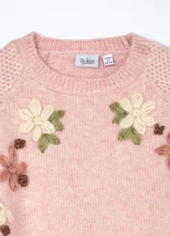 Tricot con ricami bambina