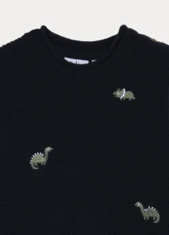 Tricot girocollo in puro cotone bimbo