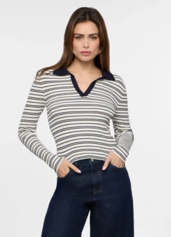 Tricot in costina misto viscosa donna
