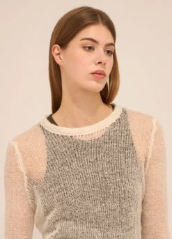 Tricot in misto lana di alpaca donna
