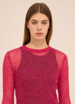 Tricot in misto lana di alpaca donna