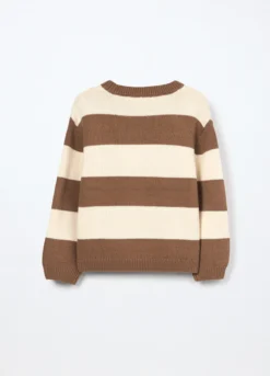Tricot misto cotone a righe bambino