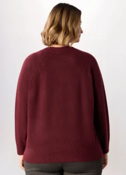 Tricot misto lana donna curvy