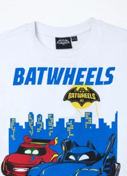 T-shirt Batwheels in jersey di puro cotone bambino