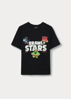 T-shirt Brawl Stars in jersey di puro cotone ragazzo