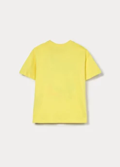 T-shirt con stampa in jersey di puro cotone bambino