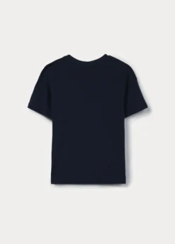 T-shirt con stampa in jersey di puro cotone bambino