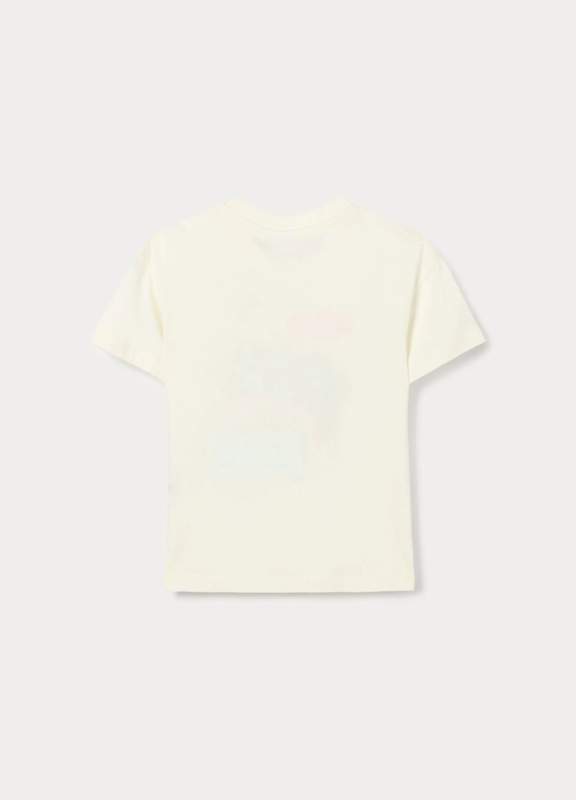 T-shirt con stampa in jersey di puro cotone bambino