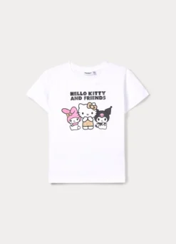 T-shirt girocollo Hello Kitty ragazza