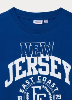 T-shirt girocollo in jersey di puro cotone ragazzo