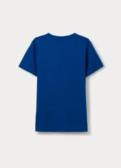 T-shirt girocollo in jersey di puro cotone ragazzo