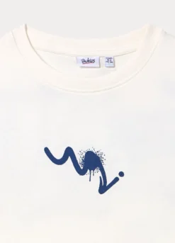 T-shirt girocollo in jersey di puro cotone ragazzo