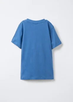 T-shirt girocollo in jersey di puro cotone bambino