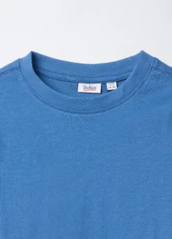 T-shirt girocollo in jersey di puro cotone bambino