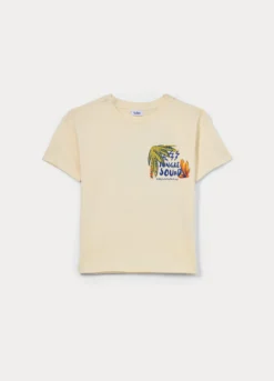 T-shirt girocollo in jersey bambino