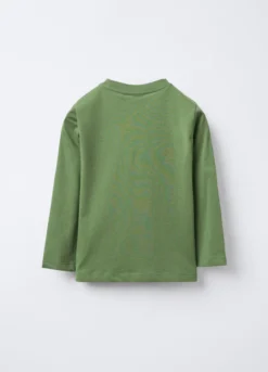 T-shirt girocollo in jersey di puro cotone bambino