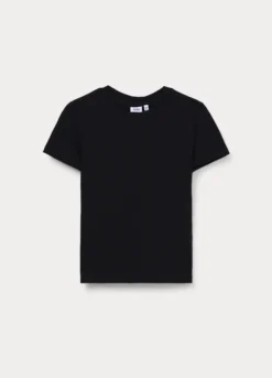 T-shirt girocollo in jersey di puro cotone ragazza