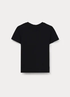 T-shirt girocollo in jersey di puro cotone ragazza