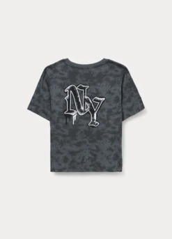 T-shirt girocollo in jersey di puro cotone ragazzo