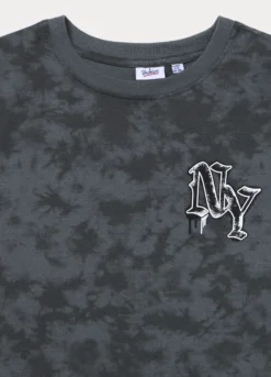 T-shirt girocollo in jersey di puro cotone ragazzo