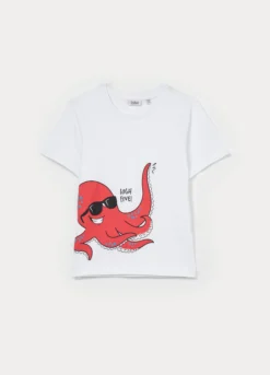 T-shirt girocollo in jersey bambino
