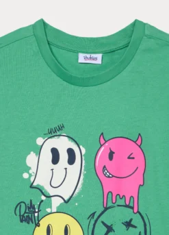 T-shirt girocollo in jersey bambino