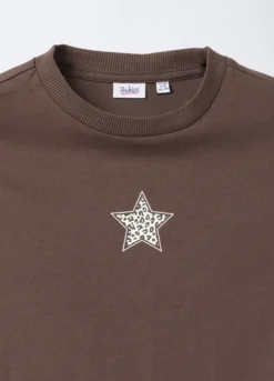 T-shirt girocollo in jersey di puro cotone ragazza