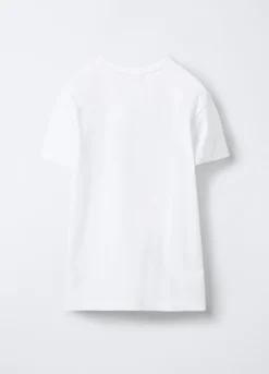 T-shirt girocollo in jersey di puro cotone ragazzo