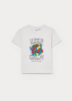 T-shirt girocollo in jersey bambino