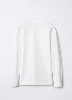 T-shirt girocollo in jersey di puro cotone ragazzo