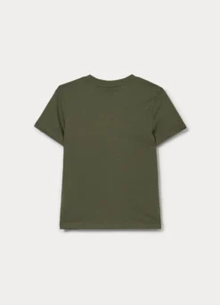 T-shirt girocollo in jersey di puro cotone ragazzo